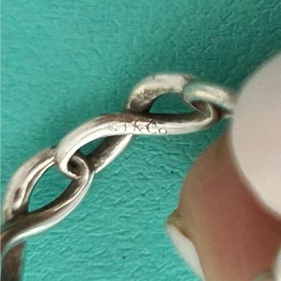Tiffany & Co Silver Infinity Narrow Band Ring - Picture 11 of 11